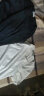宾色短袖T恤男莫代尔透气半袖夏季弹力修身男士健身服纯色夏季男士速干衣基础纯色t恤 521黑-白(双件) XXL【150-170斤】 晒单实拍图