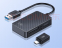 川宇USB3.0高速多功能多合一读卡器适用佳能索尼尼康SD/CF/MS储存卡监控行车记录仪TF内存卡 Type C（四卡单读） 实拍图