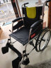 鱼跃（yuwell）【旗舰之选】轮椅H053C 铝合金折背折叠轻便 老年残疾人代步车手动轮椅车 实拍图