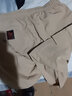 啄木鸟短裤男夏装新款外穿工装潮流直筒中裤青年宽松休闲男士凉感五分裤 D19卡其（一件装） XL 实拍图