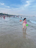梵迪拉（F.DYRAA）儿童泳衣女童连体公主裙可爱女孩泡温泉幼儿宝宝游泳32643粉色3XL 实拍图