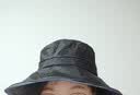 上海故事100%桑蚕丝女士遮阳帽防紫外线夏季真丝防晒透气这折叠收纳帽子 实拍图