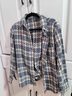 君忆卿春秋小香风宽松翻领外套男潮流百搭时尚情侣上衣青年针织格子夹克 深蓝色 XL 实拍图