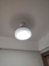 TCL 吊扇灯 隐形 风扇灯饰 LED餐厅风扇灯客厅现代灯饰灯具 清莹系列 48寸-高显三色变频6档-黑星 实拍图