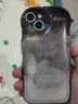威恺 适用苹果14promax手机壳iphone保护套全包防摔男女款创意保护壳气垫黑灰水墨晕染 iPhone 14 实拍图