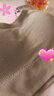 雅鹿无钢圈文胸女士内衣女可调节肩带美背运动无缝内衣性感少女胸罩 素色美背-灰绿 实拍图