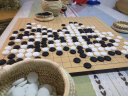 御圣 围棋五子棋中国象棋三合一套装双面棋盘学生围棋入门棋子 (围棋4)棋盘+双面凸围棋+木纹罐 实拍图