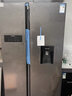 达米尼602L饮水机水吧冰箱双开门冰箱风冷无霜家用制冰冰箱对开门冰箱一级变频冰箱 蔷薇兰 实拍图