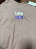 Lee舒适版型经典logo印花男女同款休闲短袖T恤潮流LUT0054714LE 粉色（尺码偏大，拍小一码） M 晒单实拍图