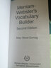 韦氏英语字根词根字典 英文原版 Merriam Webster's Vocabulary Builder 英文版 韦小绿英英词典 实拍图