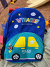 酷咖幼儿园书包男儿童书包女小汽车背包1-3-6岁宝宝外出运动双肩包 蓝色【加大款】 实拍图