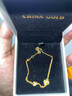 中国黄金（CHINA GOLD）四叶草黄金手链女款足金结婚转运珠生日618送女朋友礼物送老婆 【京速达】四叶草手链 约1.8g【心动礼盒】 实拍图