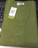 恒源祥背心男纯棉打底运动健身棉背心男夏季无袖背心男打底修身汗衫透气 军绿 2XL (180/105) 实拍图