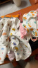 柯斯德尼（kidsneed）婴儿口水巾围嘴纯棉防水宝宝围兜新生儿防吐奶3层纯棉3条装 实拍图