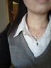 MZMZ铂金项链女士莫桑钻石饰品pt950白金生日38女神妇女节礼物送女友 铂金999尊贵款莫桑钻-空运可刻字 实拍图