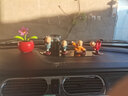 驰翁车子里的装饰品摆件汽车摆件太阳能摇头花可爱创意车载香水小车车 红苹果摆件  车头装饰 实拍图