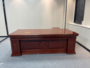 忠胜办公家具老板桌办公桌总裁办公家具大班台经理桌高档中式大气船舵领航者 2.4米班台+侧柜+活动柜 实拍图