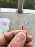 一帆精工硅胶竞技太空豆套装竞技防缠绕圆柱形小小号垂钓套装渔具 4#【适合2.0-3.5号】5组装 实拍图