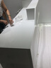 京创逸家公司前台接待台吧台商用柜台桌创意美容院服装店铺收银台 【UV亮光板】全白 左高 200x60x100cm 实拍图