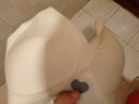 雅姿花无痕运动内衣女小胸罩聚拢无钢圈收副乳睡眠文胸夏季薄款舒适少女 白色套装 M (适合34/75ABC) 实拍图