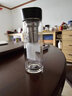膳魔师（THERMOS） 玻璃杯套装单/双层直身带茶漏绿茶杯商务办公泡茶杯子TCGB-400 TCGB-400 黑色400ml 实拍图