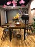 优特明 欧式餐桌小户型复古餐厅桌休闲咖啡桌餐厅西餐桌实木餐桌椅组合 定制专拍，请联系客服 实拍图