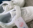 回力童鞋儿童运动鞋2025秋季新款男童透气低帮板鞋中大童女童休闲鞋子 白白色 -1419Y 33 推荐脚长21.0内长21.5 实拍图