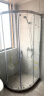 法恩莎（FAENZA） 简易淋浴房 FL18D42-1黑色淋浴房含石基冲凉房洗澡房 铬色尺寸长1000*长1000*高1950 晒单实拍图