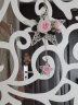 蔓森鑫创意客厅背景墙壁饰餐厅墙面挂件卧室墙上藤编花艺装饰品壁挂装饰 白五角星+粉玫瑰 实拍图