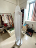 容源 穿衣镜 全身落地旋转试衣镜子带衣架 椭圆挂衣白167*34cm(加厚旋转不带轮) 实拍图
