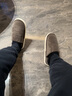 优调 棉拖鞋男软底舒适抑菌防臭保暖毛绒静音踩屎感居家防滑拖鞋冬 奶油白 【珊瑚绒款】 42-43 (265mm) 实拍图