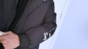 花花公子2020冬季棉服男中长款加厚外套青少年棉袄新款韩版潮牌棉衣 黑色 XL 实拍图