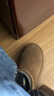 百思图冬商场新款加绒雪地靴保暖大棉鞋厚底女短靴LD520DD3 驼色 38 实拍图