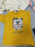 尡韵短袖男夏季新款港风恶魔笑脸短袖T恤男ins潮流宽松情侣上衣服 纯棉T恤1071 黄色 L 实拍图