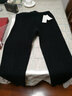恒源祥羊毛裤加厚男纯羊毛保暖裤打底裤女秋裤男羊毛棉裤保暖内衣裤 男常规-黑色-全羊毛 XL (170) 实拍图