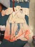罗蒙女童汉服新中式古装秋款唐装中国风演出服 汉服茶白色两件套 110 实拍图