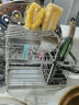 Elias304不锈钢厨房刀架菜刀架 家用插刀座盒放刀具收纳置物架筷架筷筒 实拍图