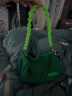 VAOPER喂牌一包三背链条单肩包斜挎包潮牌包包手提包腋下包四季通用 绿色 实拍图