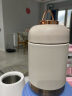OUDON 焖烧杯 保温饭盒大容量 不锈钢焖烧壶双层保温焖烧桶闷煮食物罐 白色焖烧杯 450ml 实拍图