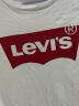 Levi's李维斯2024春夏女士短袖T恤纯色百搭简约字母logo潮流休闲 白色 XS 实拍图