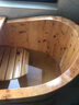 木太祖木桶浴桶保温实木泡澡木桶熏蒸浴桶加厚香柏木沐浴成人洗澡桶家用 140cm 带盖【尊享熏蒸款】 实拍图