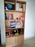 乾甄实木书柜书架落地全实木自由组合柜子卧室原木简易简约现代层架子 B3款80*24*180款带门 实拍图