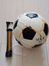鸿克足球黑白5号防水耐磨真皮质感成人比赛专用儿童小学生训练zuqiu 5号经典黑白足球（送气筒气针网兜） 实拍图