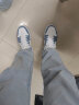 回力男鞋夏季透气高帮运动鞋2024秋季新款鞋子男百搭潮流运动板鞋男 白蓝色 43 实拍图