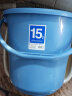 爱丽思（IRIS）手提塑料水桶有刻度加厚多功能储水桶爱丽丝洗涤浇花清洁收纳水桶 15L 实拍图
