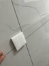 峥果 米家APP智能无线遥控墙壁开关家用小爱WiFi远程双控制面板免布线 米家开关K5 三键 零火线 白色 实拍图
