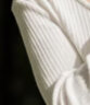 森马（Semir）长袖T恤女短款蝴蝶结V领纯色2024春紧身肌理针织开衫109124101004 晒单实拍图