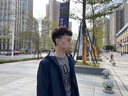 杉杉商务中长款连帽风衣男2025秋季新款纯色防风抗皱垂顺干部外套201 藏青 XL (180) 实拍图