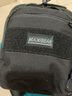 MAXGEAR马盖先印鱼胸包 男户外运动骑行单肩背包军迷彩多功能战术斜背包 黑色 实拍图
