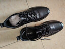 康奈休闲皮鞋男士运动鞋舒适休闲鞋牛皮圆头男鞋18245066 黑色 43 实拍图